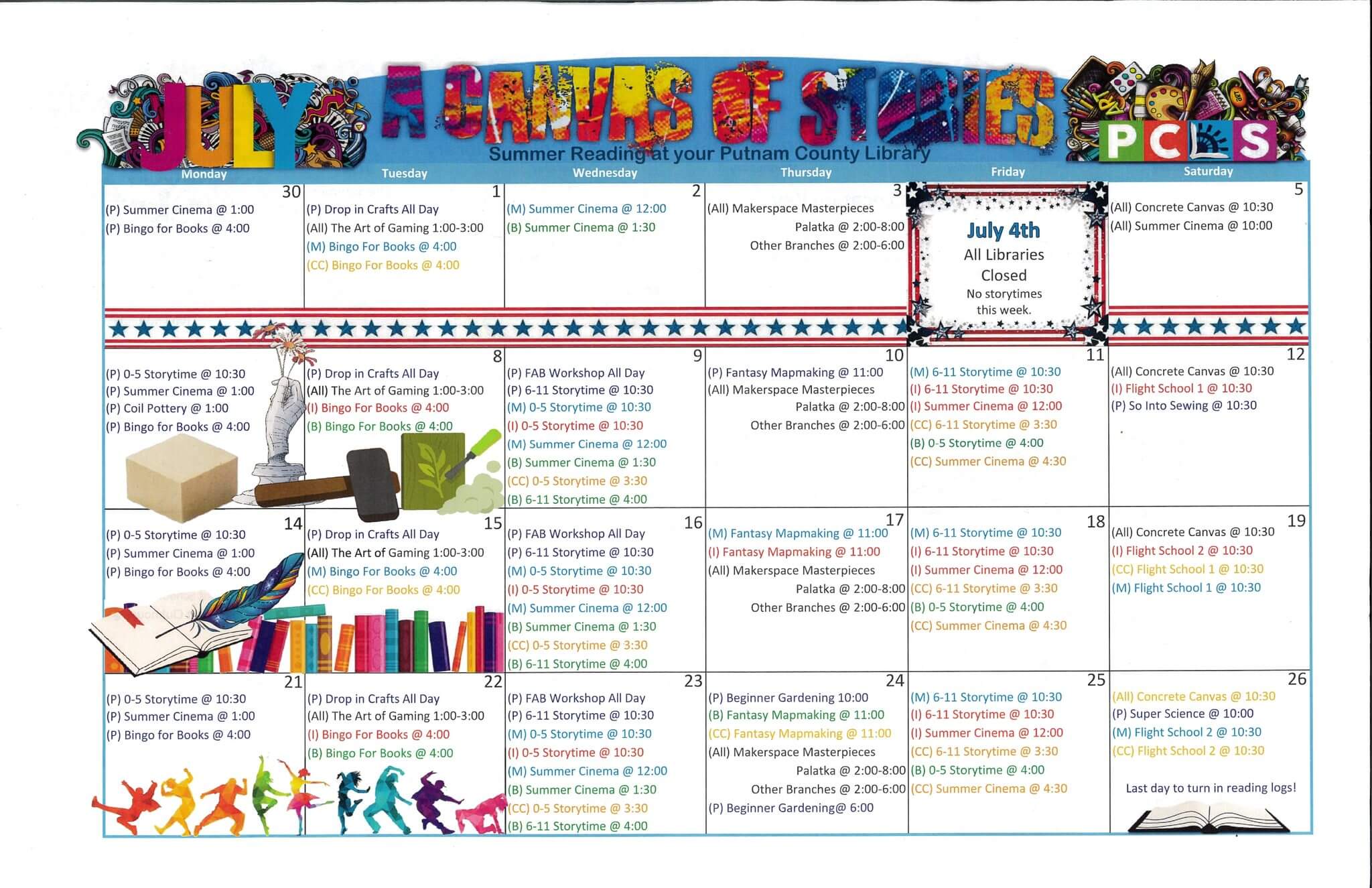 Summer is in full swing at your Putnam County Library!