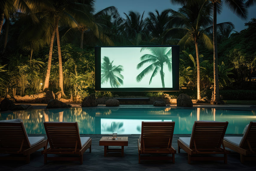 Float-In Movie Night